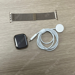 애플워치10 티타늄 46mm 골드 S급 밀레니즈루프