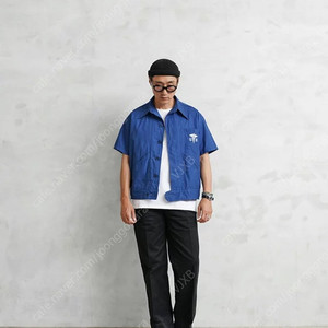 [최종가]미군 메디컬 반팔 셔츠 블루 M