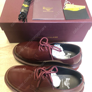 닥터마틴 1461 옥스블러드 모노 MIE uk5 Made in England