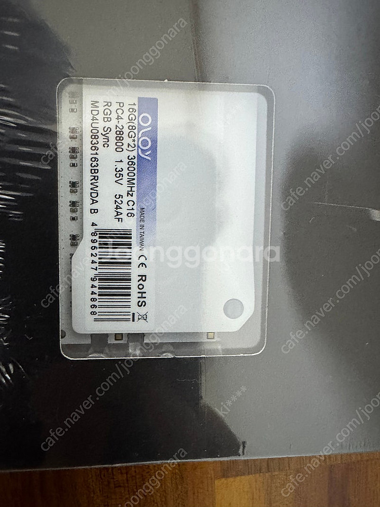 OLOy Blade RGB 램 16GB 화이트 새상품--1