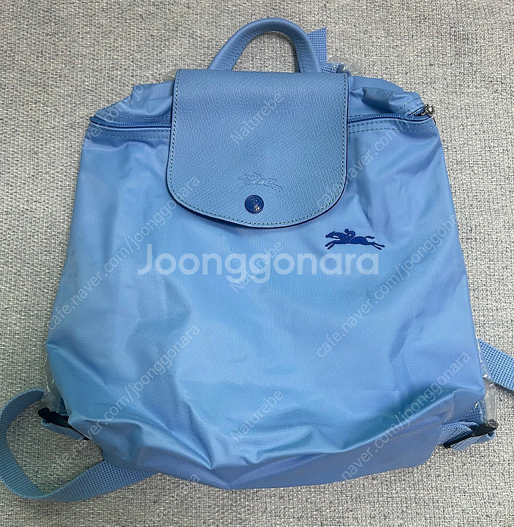 롱샴 르 플리아쥬 클럽 백팩 블루--0