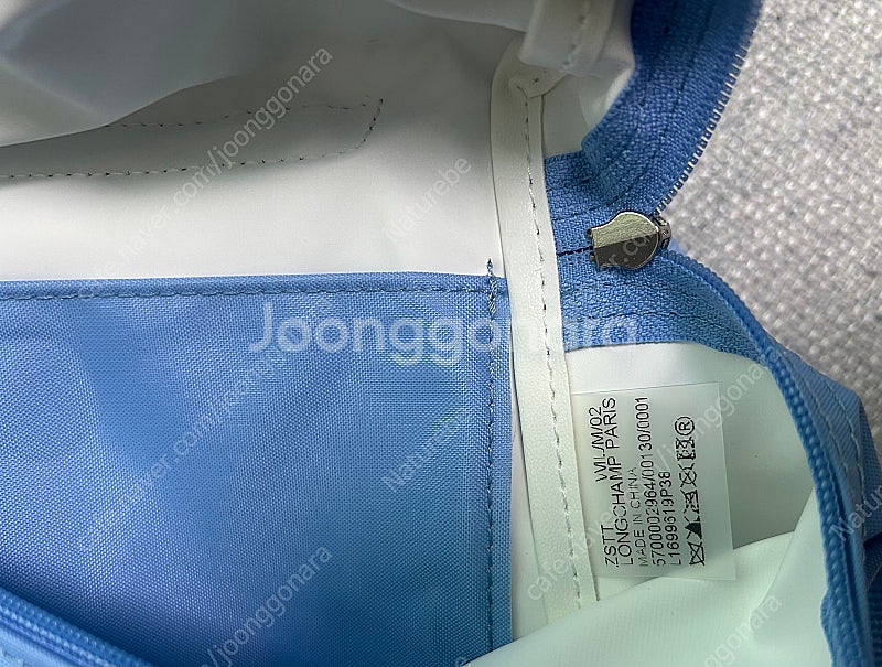 롱샴 르 플리아쥬 클럽 백팩 블루--4