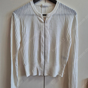 더캐시미어 집업 니트 자켓