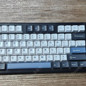 AULA 독거미 F87 Pro 저소음 피치축 V2 인디고 블랙 게이밍 키보드