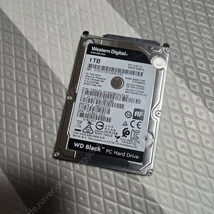 WD BLACK HDD 1TB