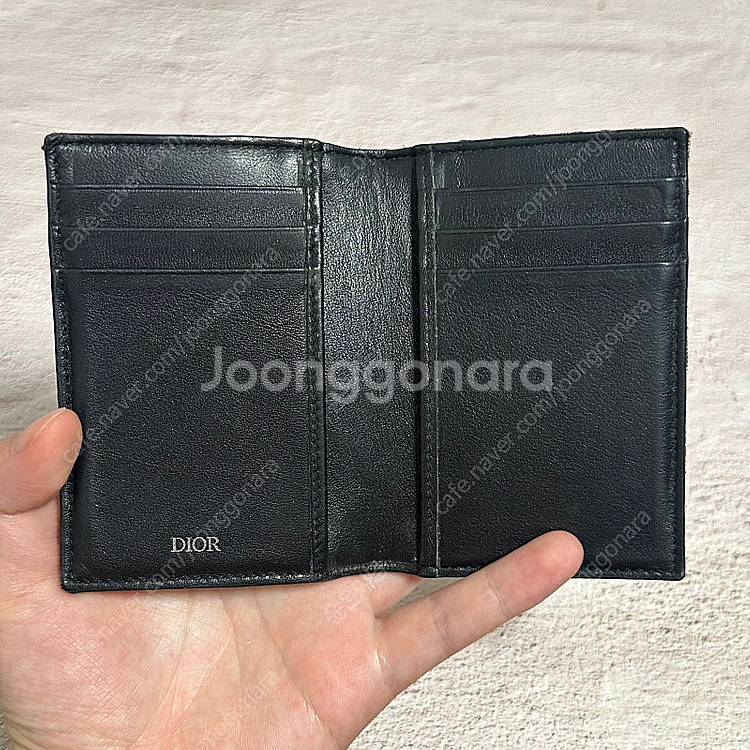 [정품 OS] 디올 오블리크 오거나이저 카드지갑--2