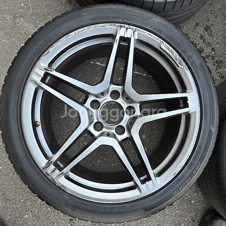 벤츠 18인치 ST 중고 휠타이어 245 40 18 / 265 35 18--3