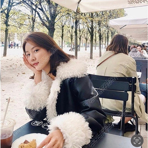 하엄지 루흐 아디세떼흐 리버시블 무스탕