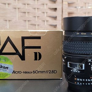 니콘/정품 af 60mm f 2.8d 마크로/박스풀셋