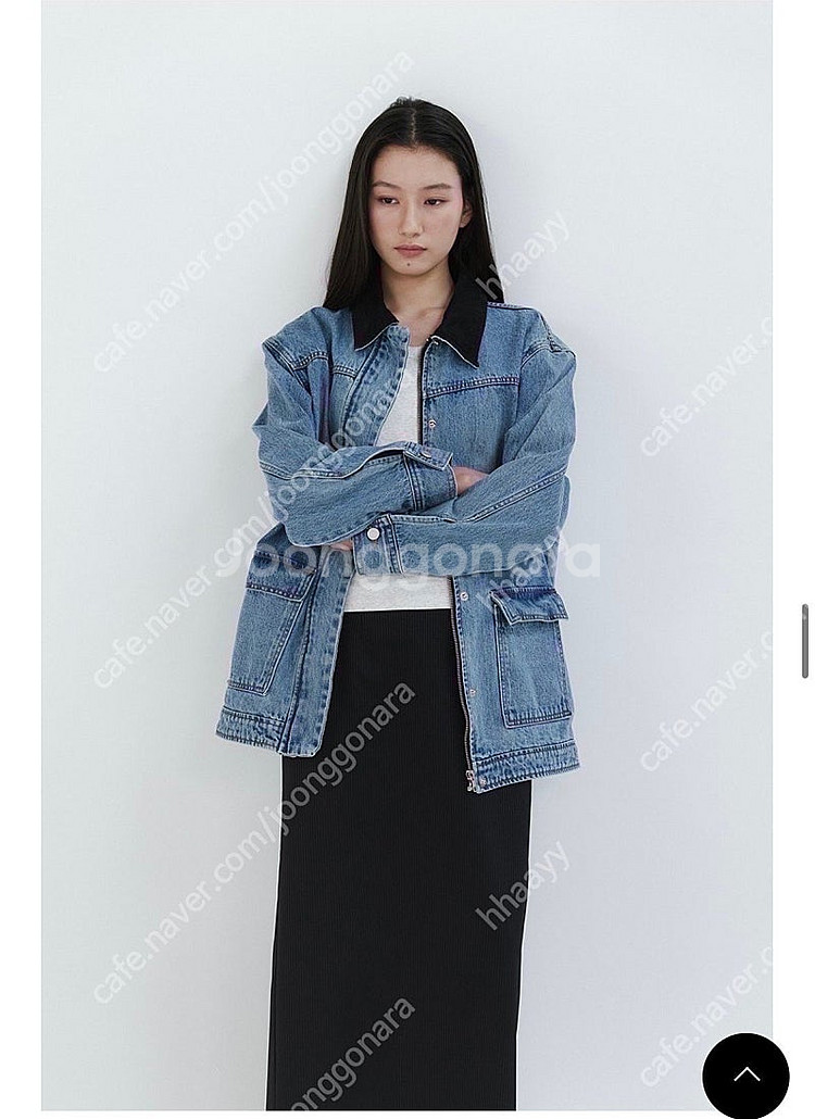 이브세이지 데님 자켓 새상품--0