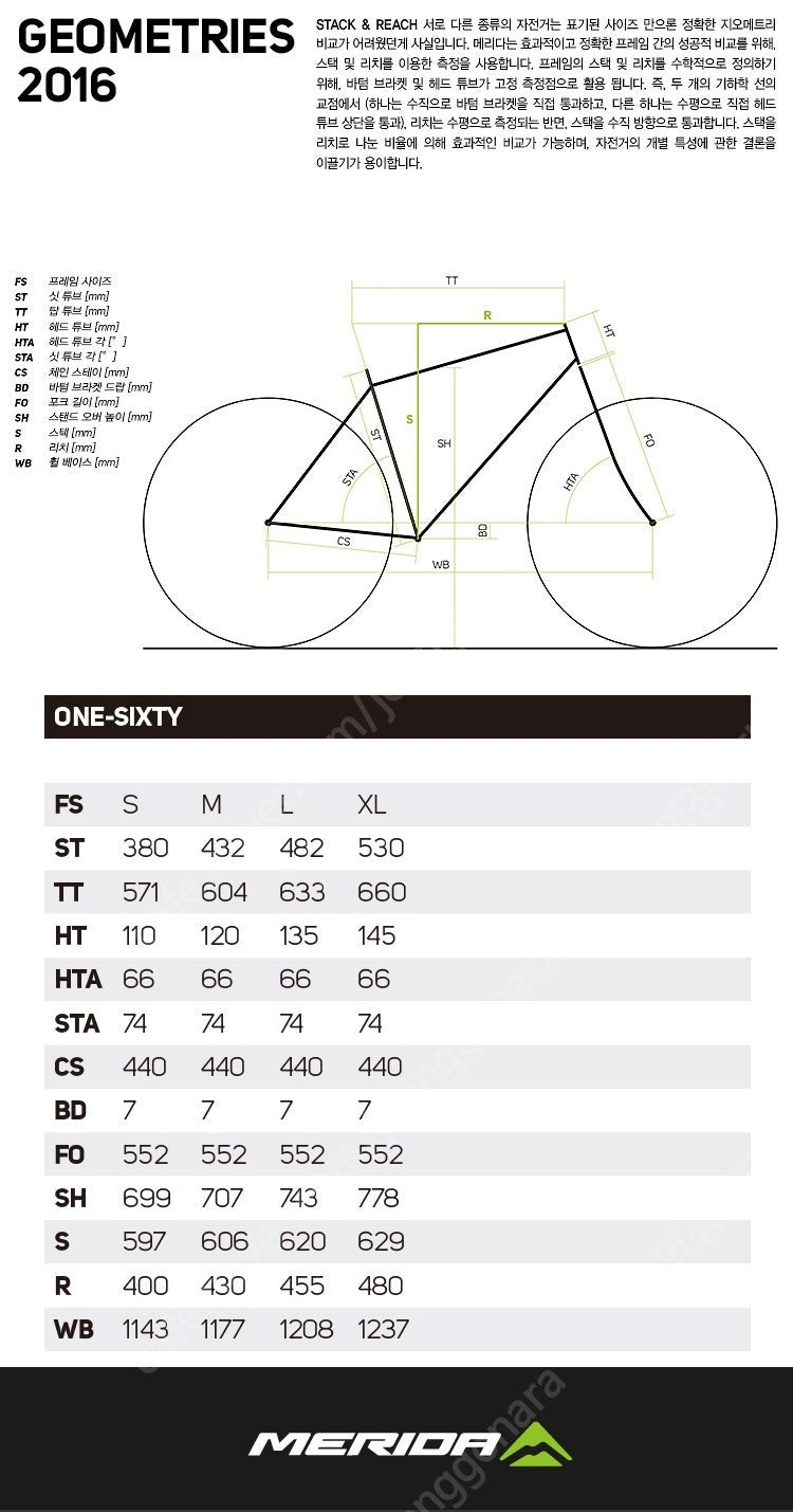 2016 메리다 원식스티 7.900 S사이즈 판매--7