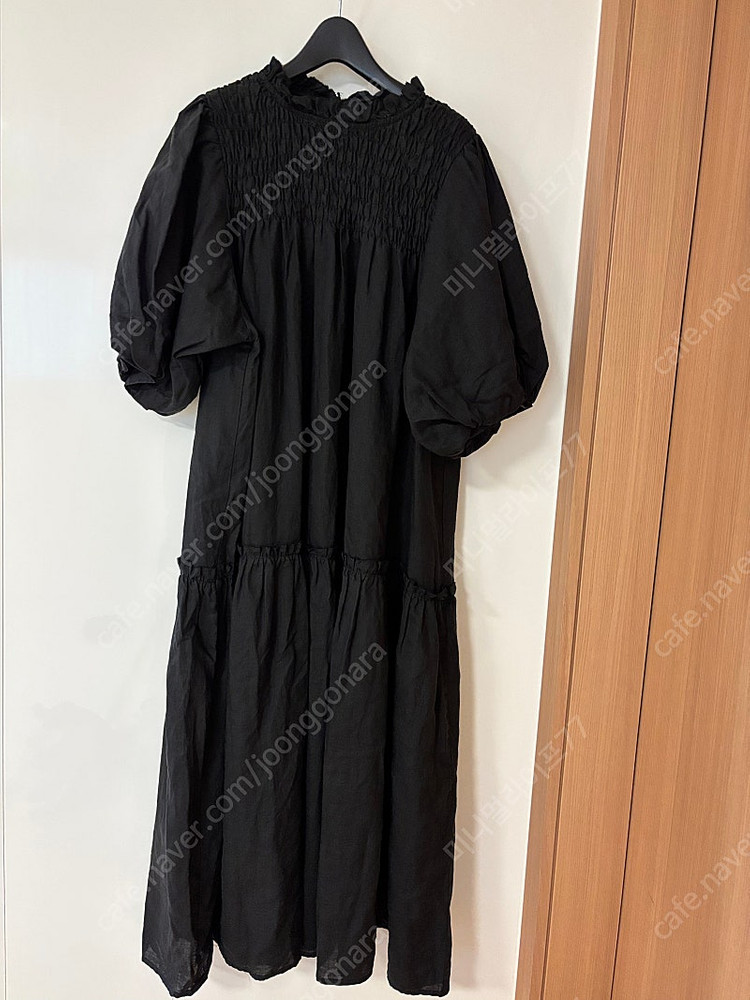 위꼬모 데이지 원피스 린넨100 드레스 S 하객룩 출근룩 올드머니룩결혼식--2