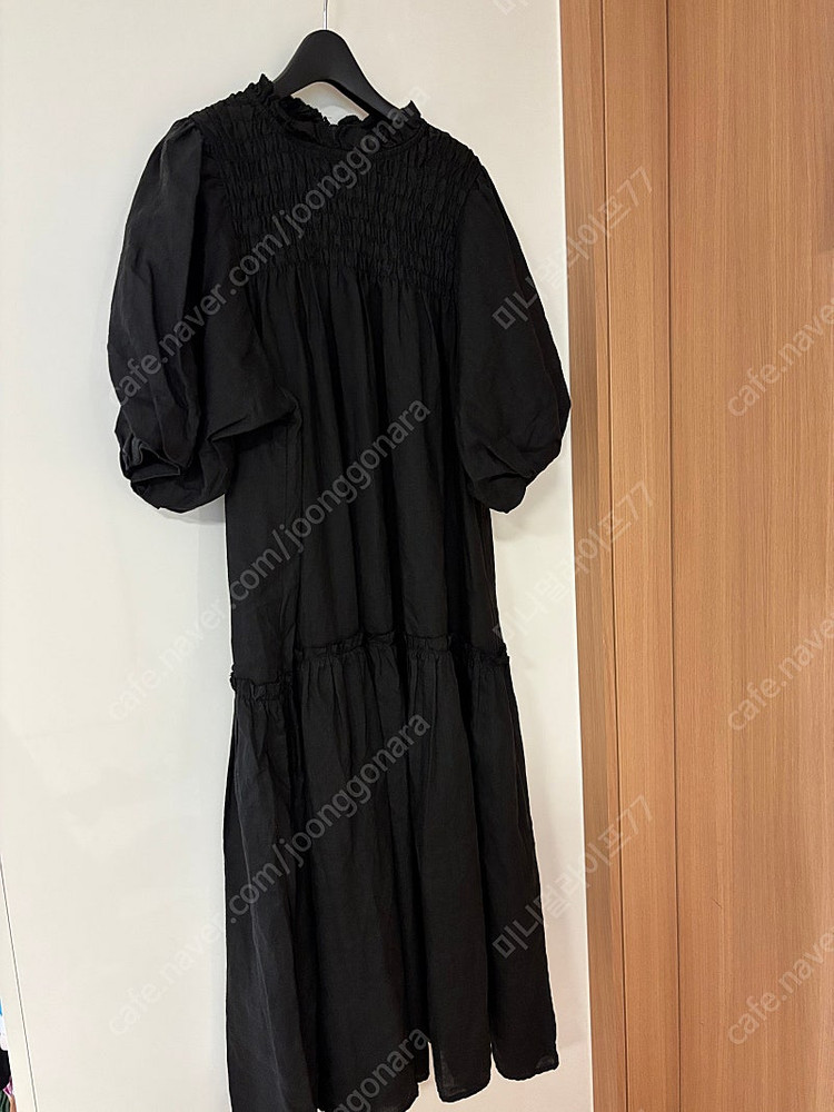 위꼬모 데이지 원피스 린넨100 드레스 S 하객룩 출근룩 올드머니룩결혼식--3