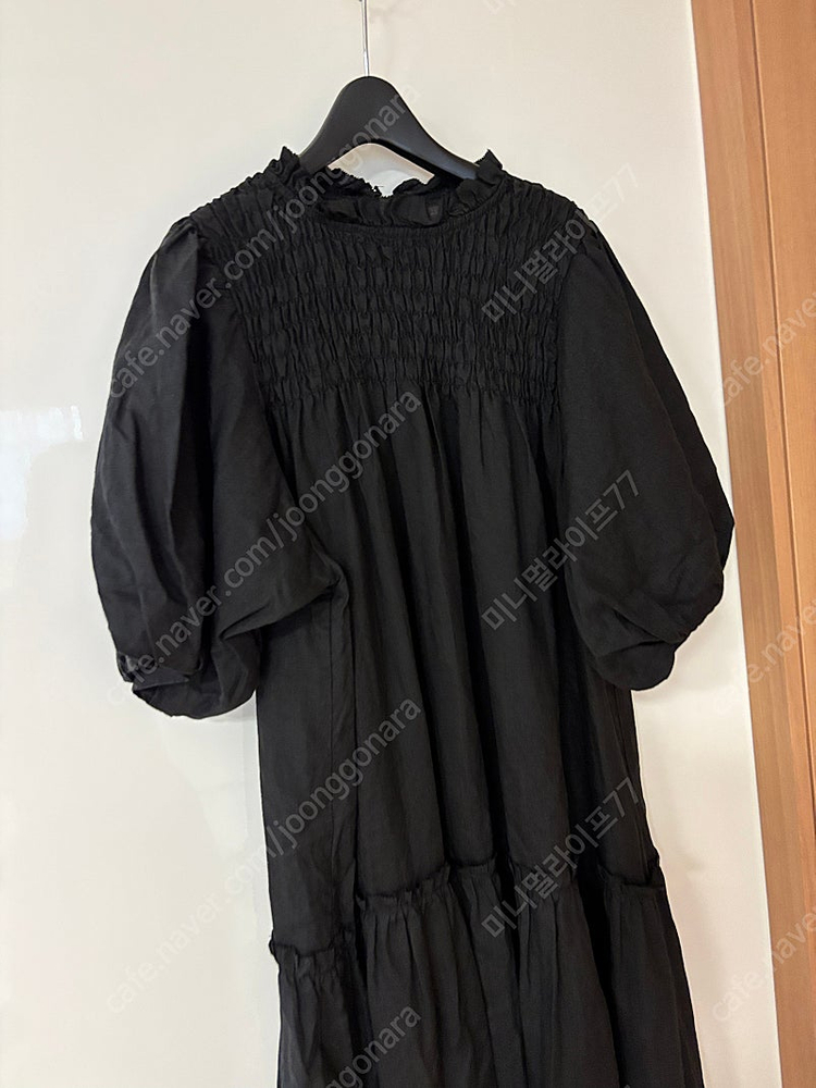 위꼬모 데이지 원피스 린넨100 드레스 S 하객룩 출근룩 올드머니룩결혼식--4