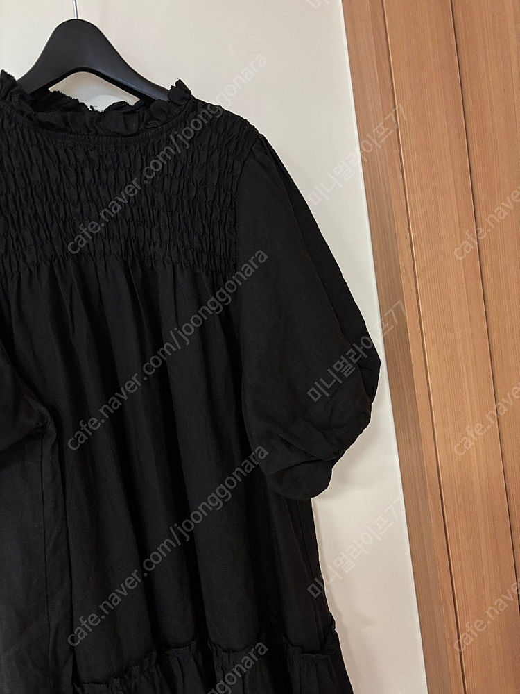 위꼬모 데이지 원피스 린넨100 드레스 S 하객룩 출근룩 올드머니룩결혼식--5