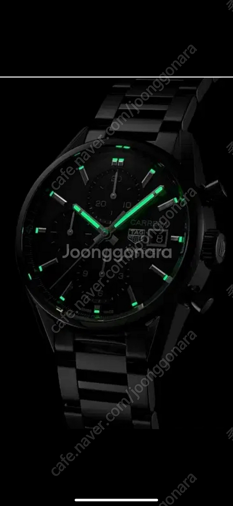 태그호이어 까레라 칼리버16. 41mm 백화점판--0