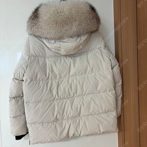 보브 사가폭스 왕폭스 구스다운 하프 패딩 출근룩 47만원대 구입 VOV