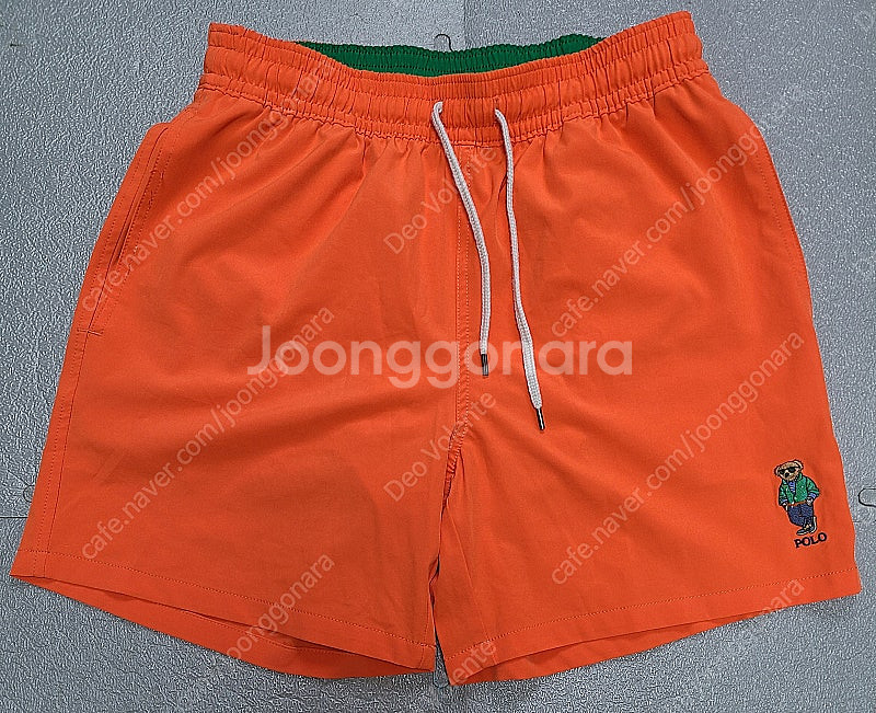 폴로 스윔팬츠 베어 곰돌이 오렌지--5