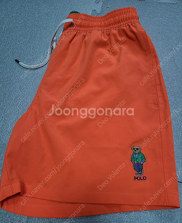 폴로 스윔팬츠 베어 곰돌이 오렌지--8