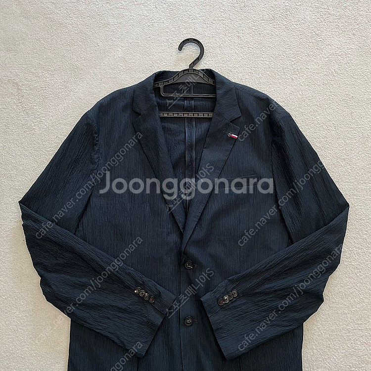 타미힐피거 2025 여름 플리츠 블레이저 자켓 L--1