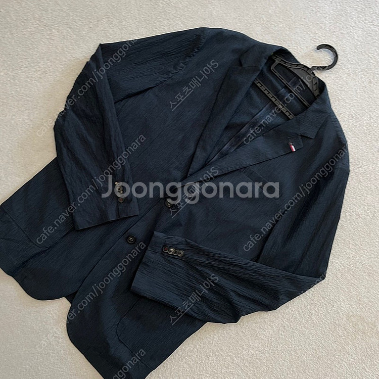 타미힐피거 2025 여름 플리츠 블레이저 자켓 L--4