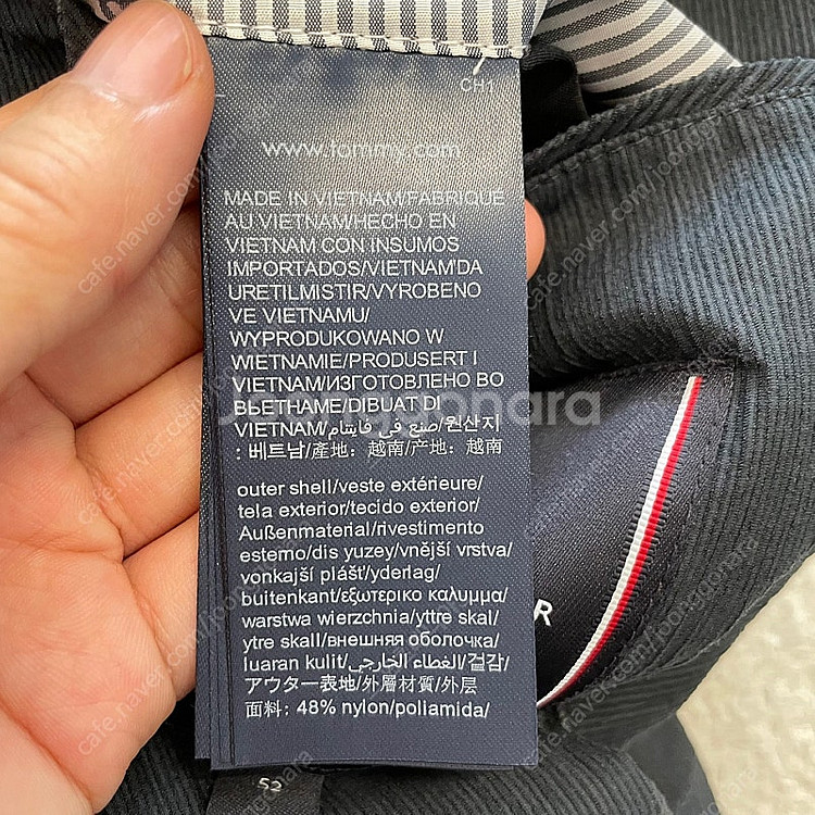 타미힐피거 2025 여름 플리츠 블레이저 자켓 L--5