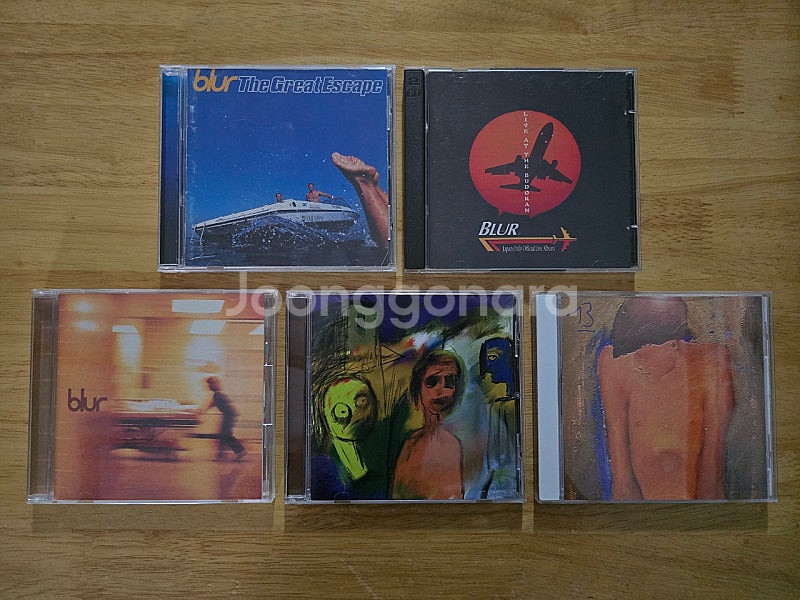 CD 음반 Blur 블러 앨범, EP 5장--0