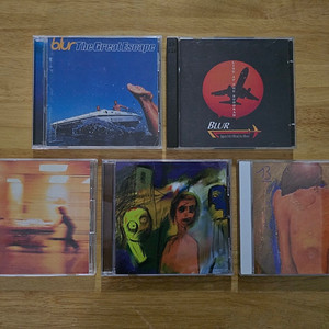 CD 음반 Blur 블러 앨범, EP 5장