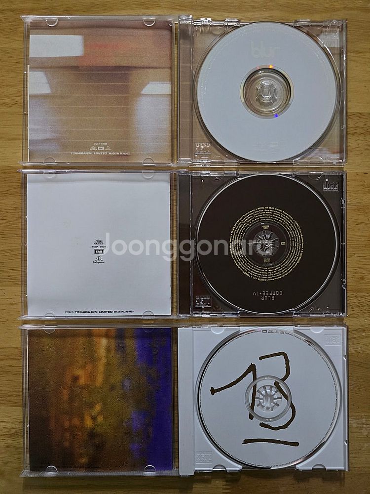 CD 음반 Blur 블러 앨범, EP 5장--2