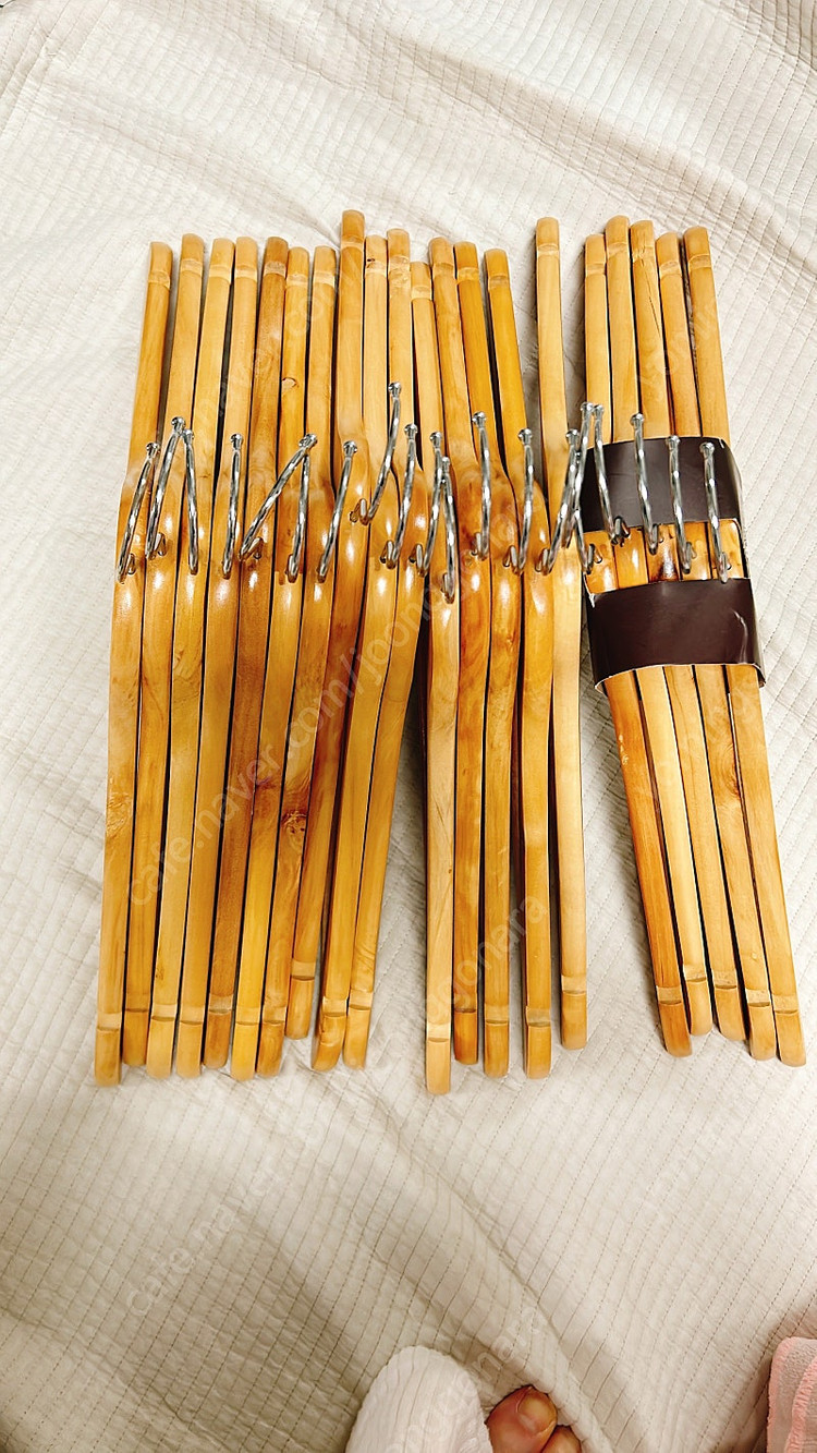 원목 옷걸이 20개 일괄판매--3