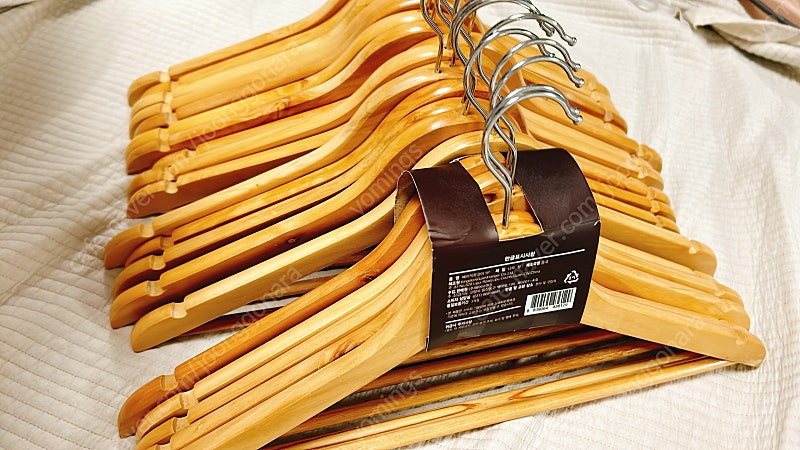 원목 옷걸이 20개 일괄판매--5