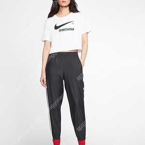 새상품) 나이키 여성 우븐 조거 팬츠 S 블랙
