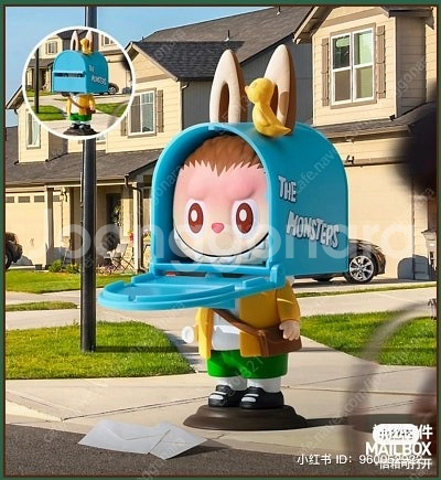 팝마트 라부부 어설픈 작전 시리즈 피규어 가챠 3종--1