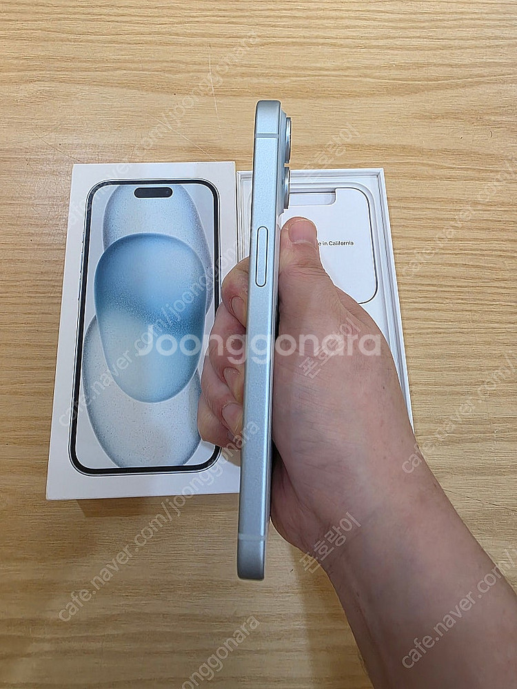 아이폰15블루128gb 자급제단순개봉미사용판매합니다--7
