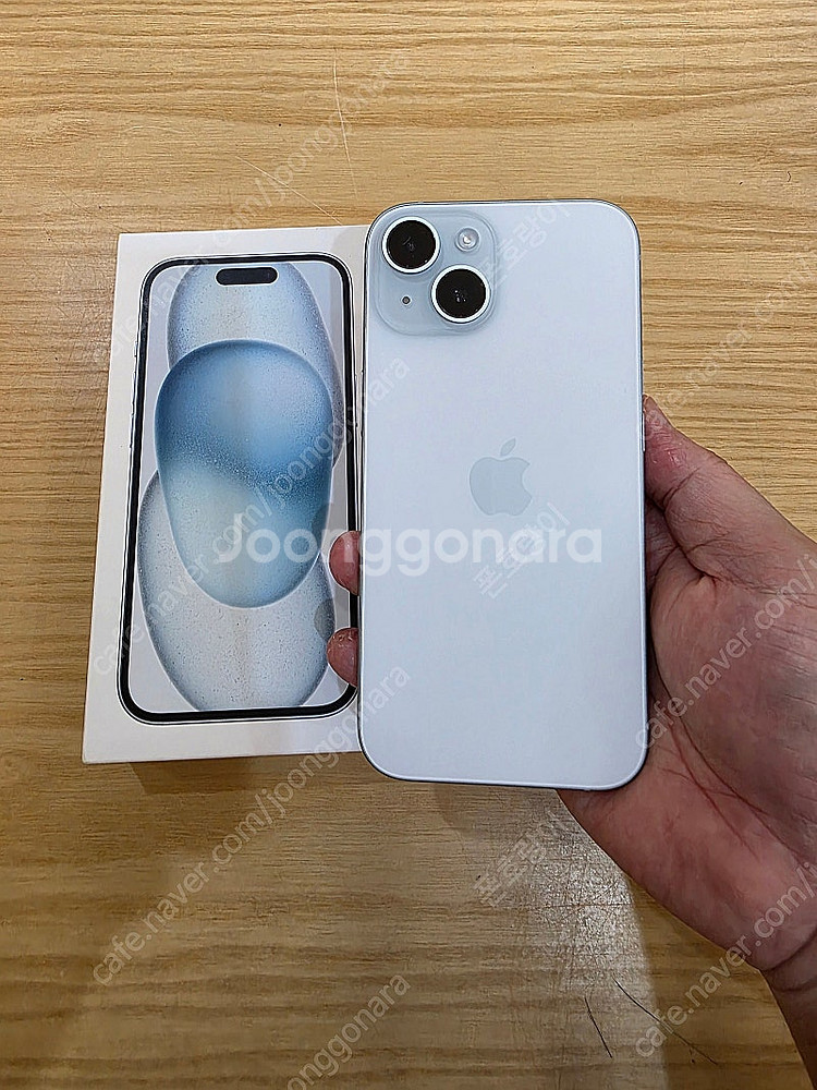 아이폰15블루128gb 자급제단순개봉미사용판매합니다--8