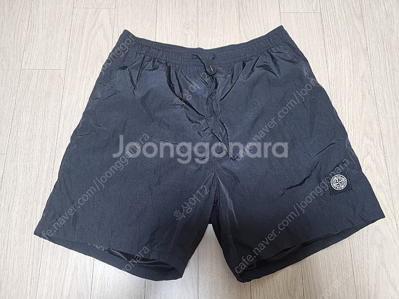 스톤아일랜드 블랙 반바지 XL 32~33 새상품--0