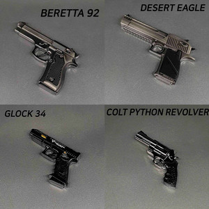 권총 모음 12인치 피규어(핫토이 호환)