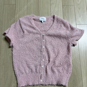 몽돌 핑크 가디건 S사이즈