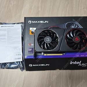 맥선 인텔 ARC B580 그래픽카드 초특급 S급
