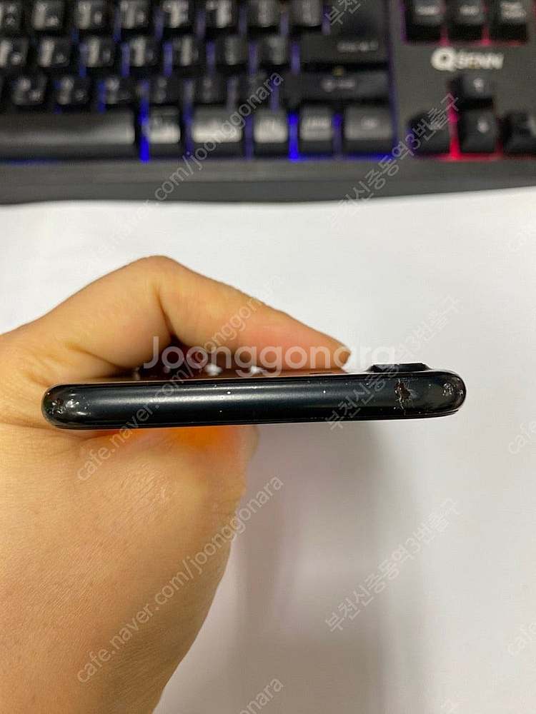 065580 아이폰7 매트블랙 액정SS급 32GB 무잔...--3