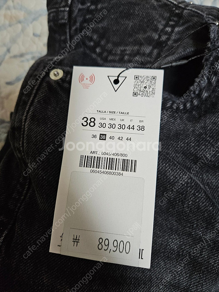 (30) 자라 JEANS BAGGY FIT 심라인--5