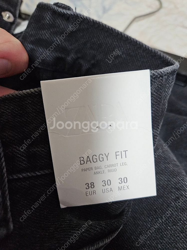 (30) 자라 JEANS BAGGY FIT 심라인--6