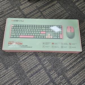 Gdevil MK850W 기계식키보드+마우스 민트색상(신품)