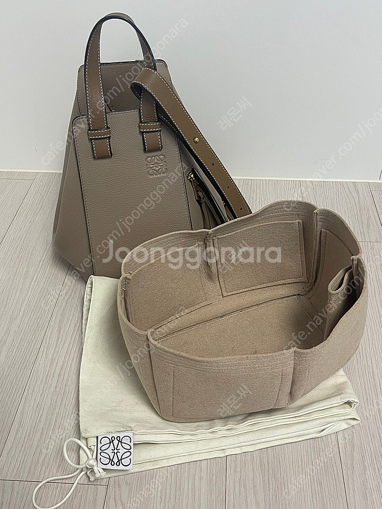 로에베 해먹백 스몰 샌드--9