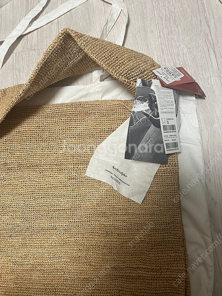 아카이브앱크 툭백 Took bag 라피아100 새제품 ...--6