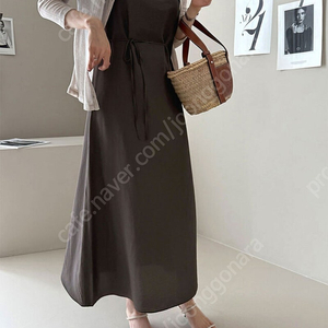 데일리룩 샤이니맥시원피스 쵸콜릿브라운M 새상품