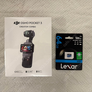 DJI 오즈모 포켓3 크리에이터 콤보 미개봉 새상품 85만원 판매합니다