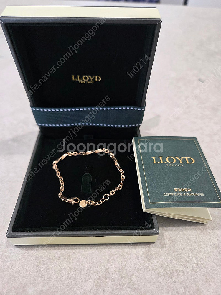 로이드 18k 팔찌 17cm--3