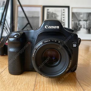 캐논 EOS 5D 풀프레임 DSLR + 50mm AF f1.8