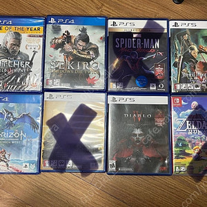 (PS4,5) 데메크5, 세키로, 디아블로4, 위쳐3